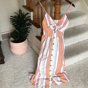 Japna Coastal Lagen Cotton Maxi Dress